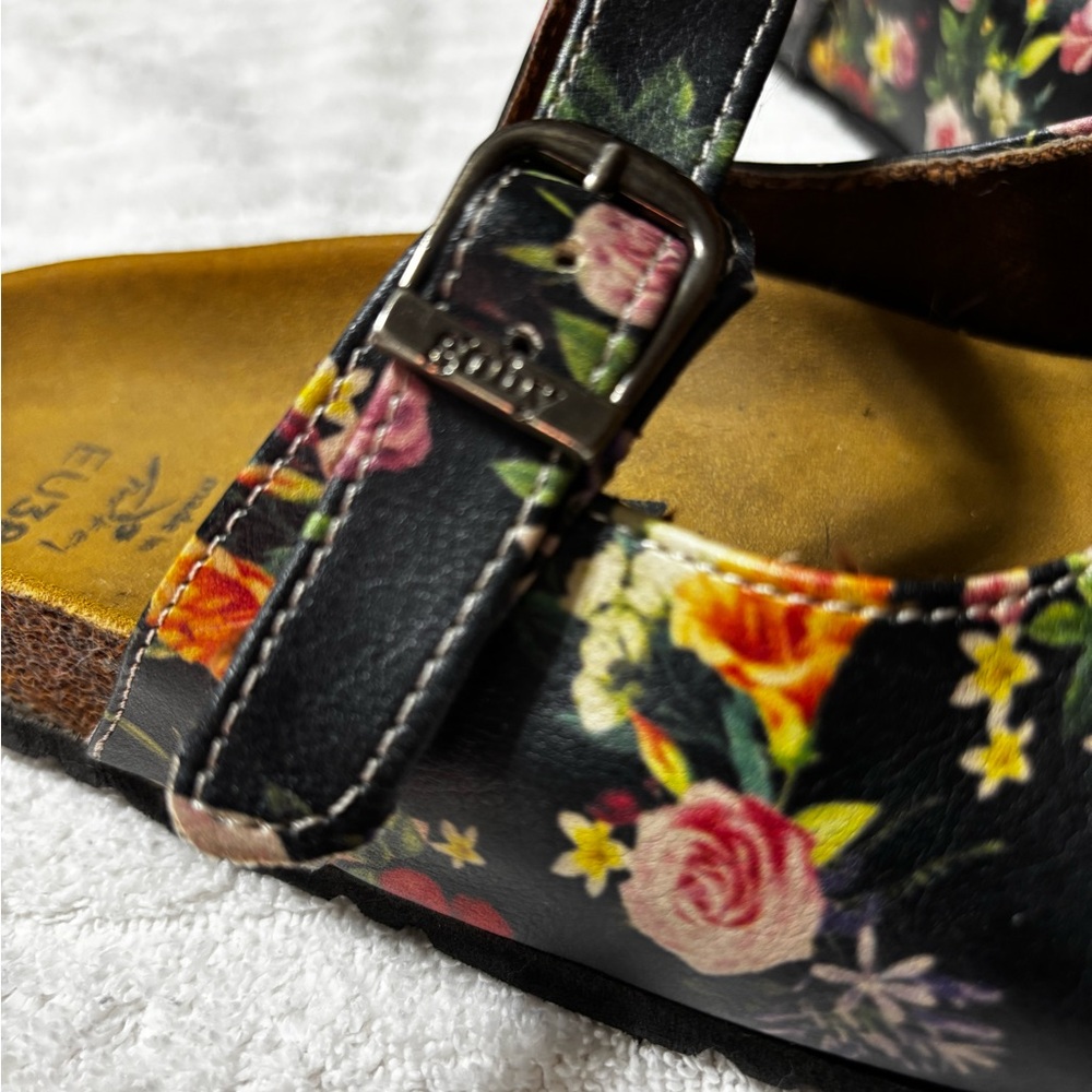 Floral Black Mules by goby - Picture 7 of 8